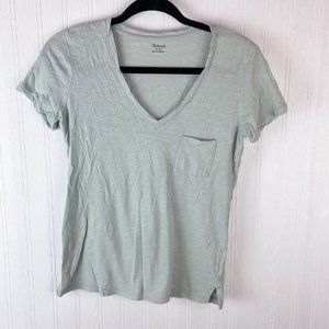 Madewell light green pocket tee size‎ XS